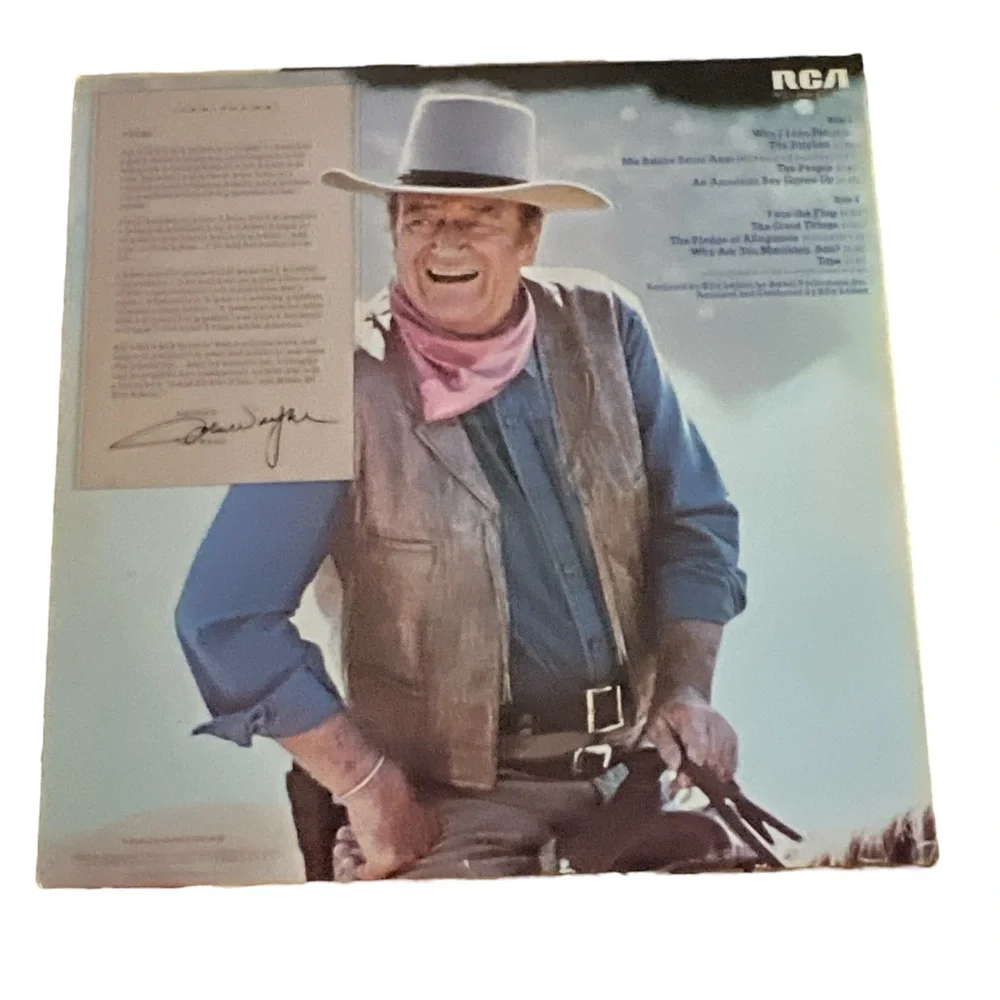 John Wayne - America, Why I Love Her Vinyl - Picture 2 of 2